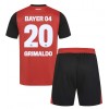 Bayer Leverkusen Alejandro Grimaldo #20 Hjemmedraktsett Barn 2024-25 Kortermet (+ korte bukser)